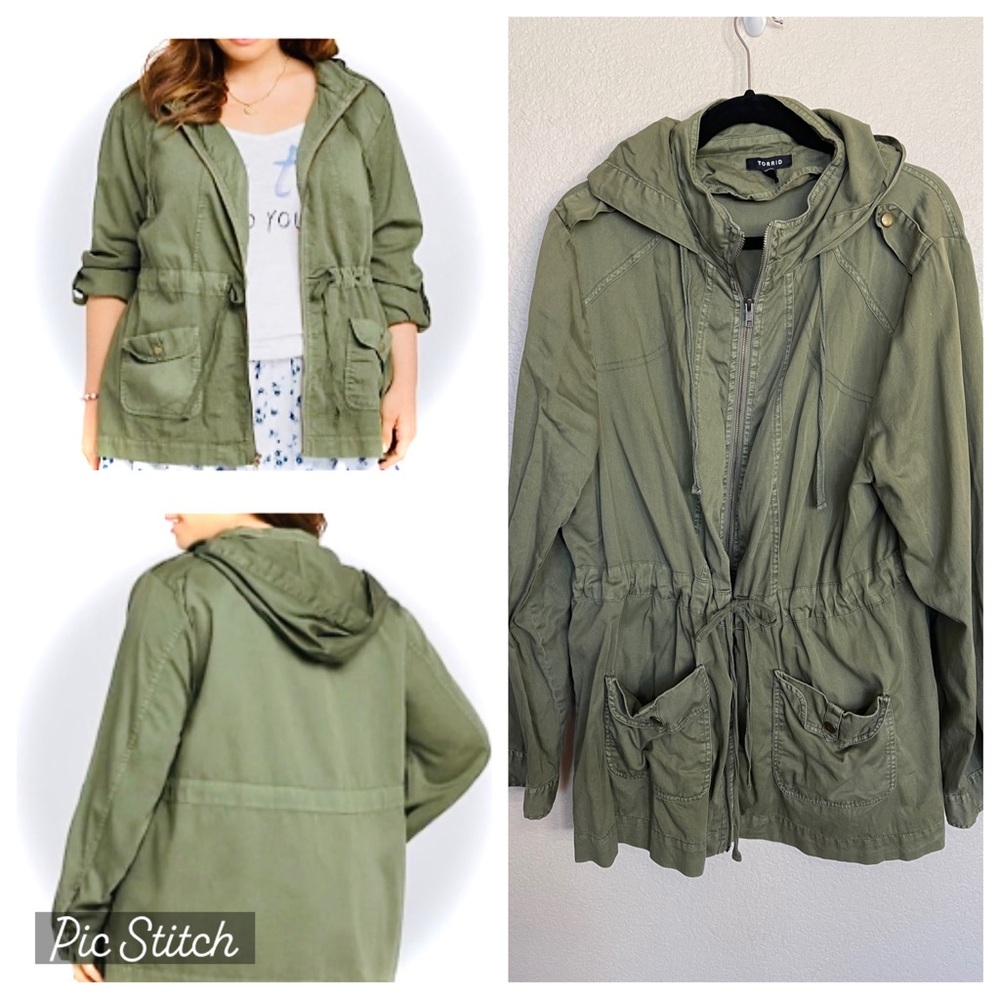 Women's Green Utility Jacket